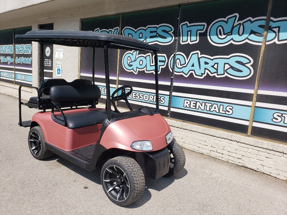 2015 EZGO RXV Golf Cart - Rose Matte