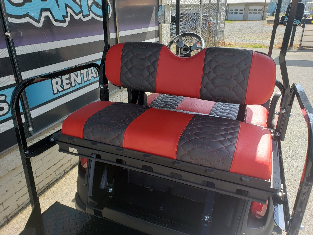 2018 EZGO RXV Golf Cart - Thin Red Line *SOLD*