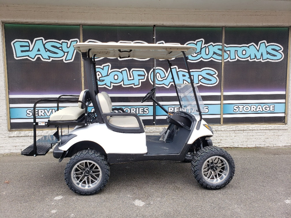 2014 Yamaha Drive G29 - White Lifted Gas Golf Cart *SOLD*
