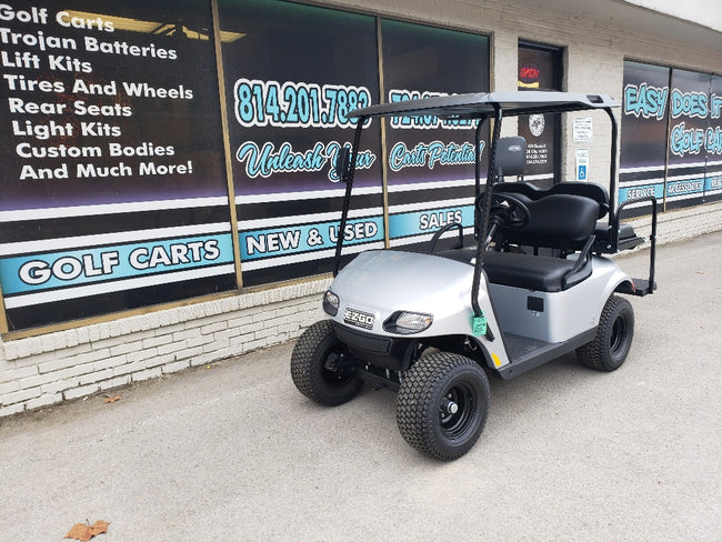 2021 EZGO VALOR EX1 GAS GOLF CART - Silver with Black Seat *SOLD*