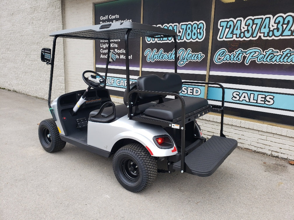 2021 EZGO VALOR EX1 GAS GOLF CART - Silver with Black Seat *SOLD*