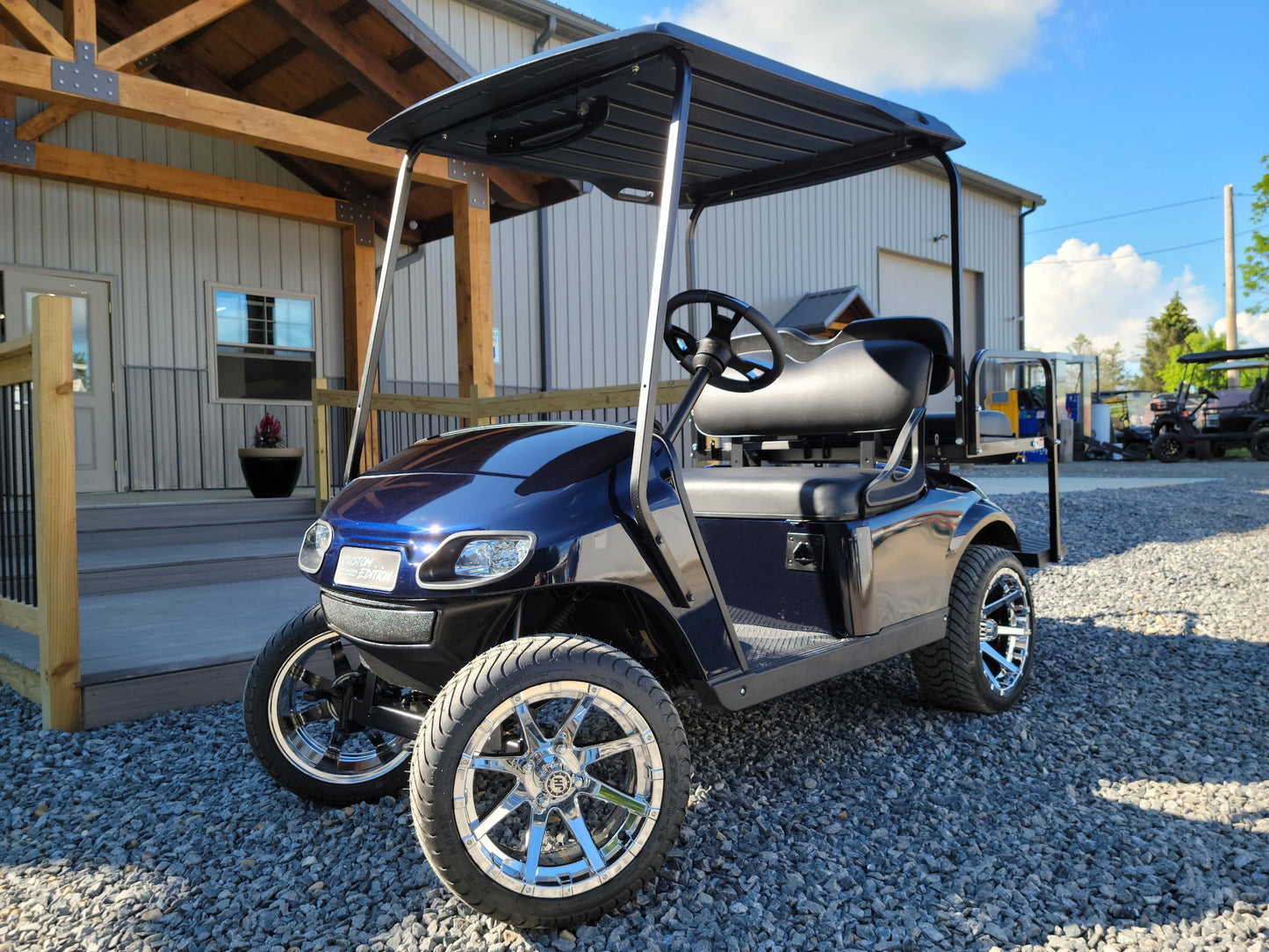 2017 EZGO TXT 48v Custom Navy Golf Cart *SOLD*