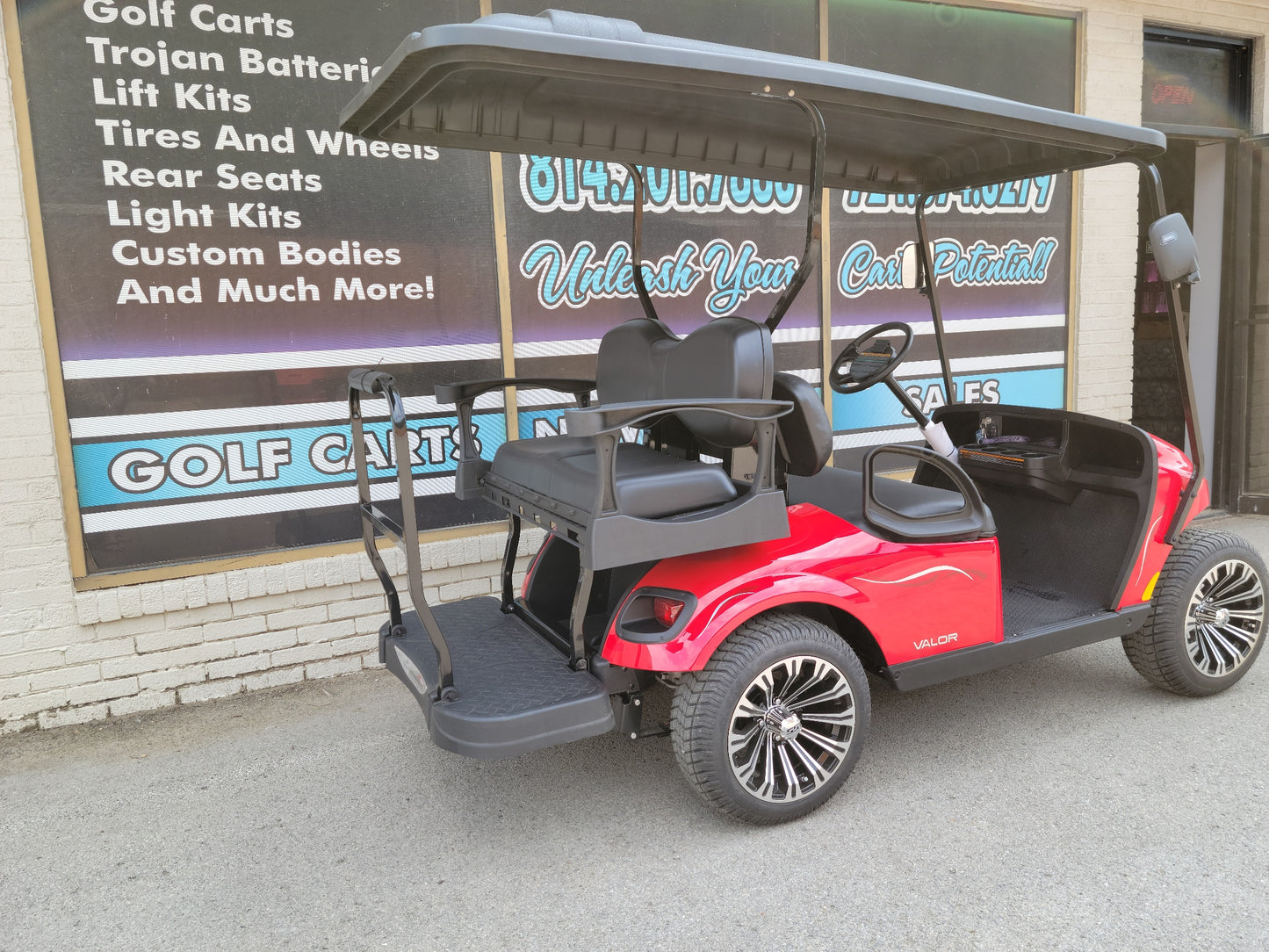 2021 EZGO Valor Electric with Custom 14in Wheels *SOLD*