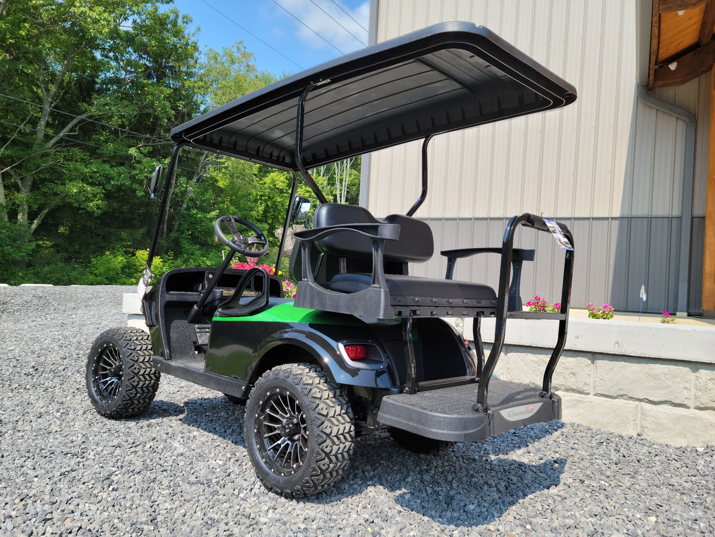 2018 Gas EZGO TXT Black and Green *SOLD*