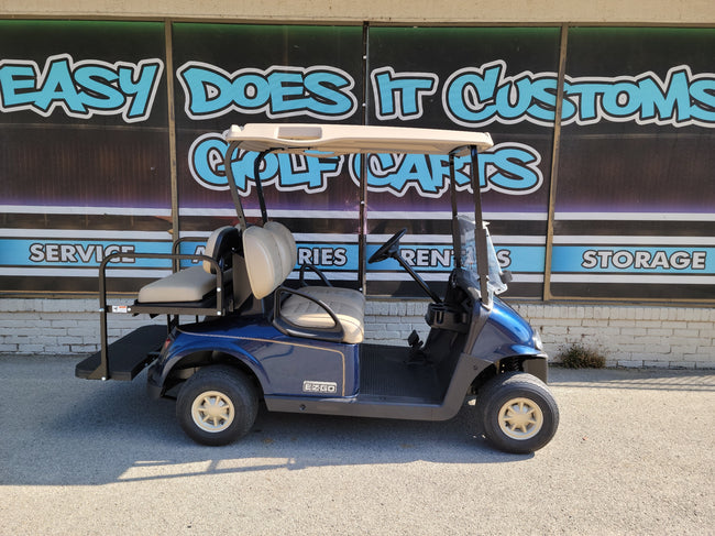 EZGO RXV Golf Cart - Blue with new batteries