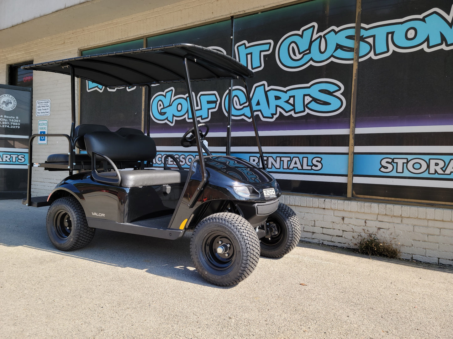 2022 EZGO Electric Valor w/ Custom Top *SOLD* Easy Does It Customs LLC