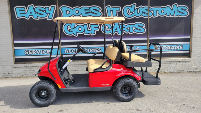 2022 EZGO Valor Golf Cart - Red *SOLD*
