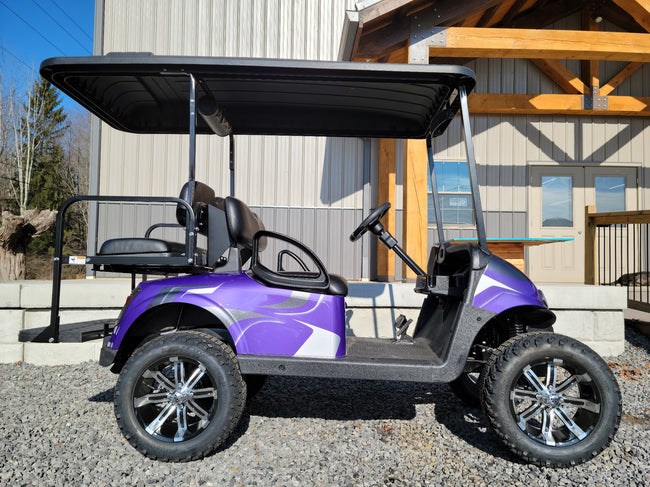 2017 EZGO RXV - Plum Crazy Purple with Charcoal/Silver *SOLD*
