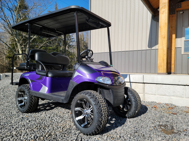 2017 EZGO RXV - Plum Crazy Purple with Charcoal/Silver *SOLD*