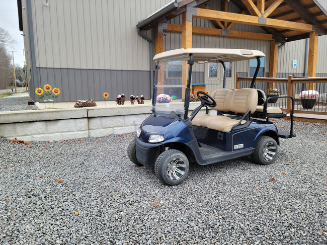 2018 Electric EZGO RXV Golf Cart w/ custom wheels *SOLD*