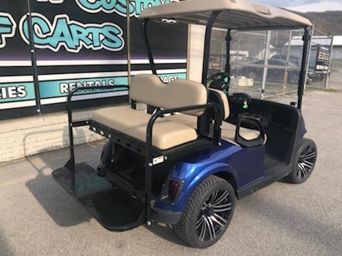 2017 EZGO RXV Electric Golf Cart - Blue 4 Passenger *SOLD*