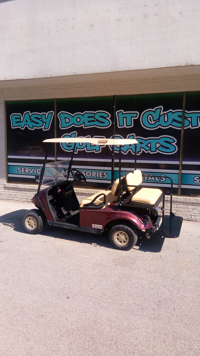 2015 Gas EZGO TXT Golf Cart - Burgundy *SOLD*