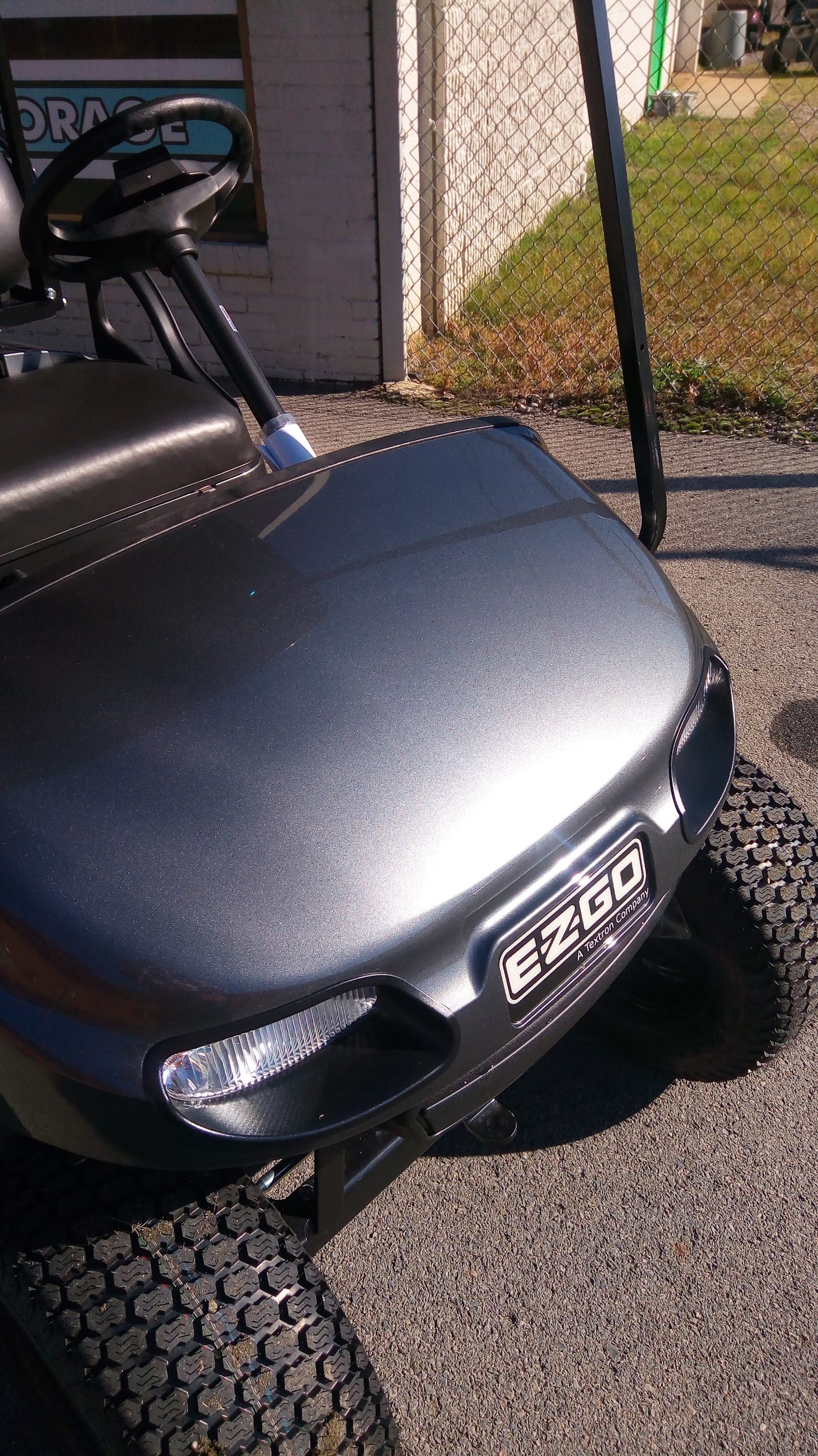 EZGO Valor Gas EFI Golf Cart - Charcoal *SOLD*
