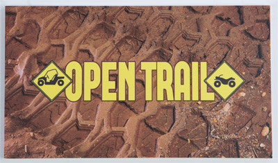 13" OPEN TRAIL SIGN 532-SIGN13