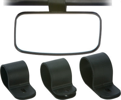 SIDE/INTERIOR MIRROR  4.5X8 IN WITH 1.5, 1.75, 2 INCH CLAMPS 56-8000
