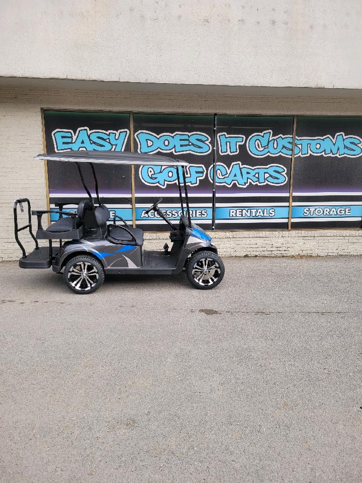 EZGO RXV 48v Charcoal and Blue Custom *SOLD*