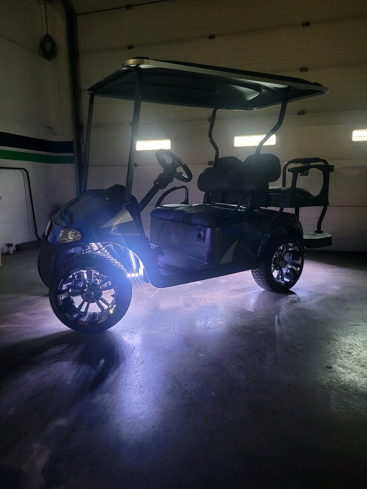 EZGO RXV 48v Charcoal and Blue Custom *SOLD*