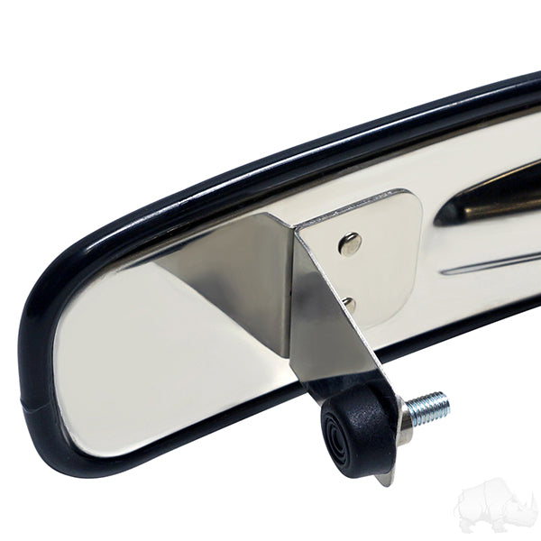 Mirror, Stainless Steel, 180 Degree Convex Roof Mount