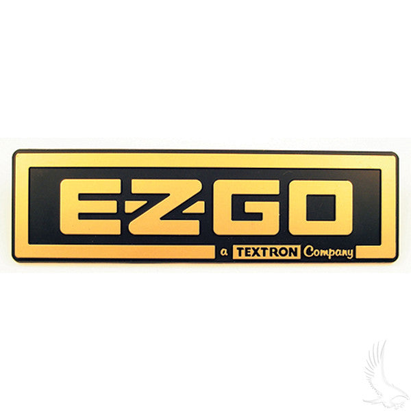 EZGO TXT 96-13 Black and Gold Emblem