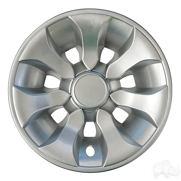 Wheel Cover, 8" Driver Silver