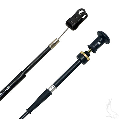 Choke Cable, Dash Mount 87", Yamaha G2/G8/G9/G11