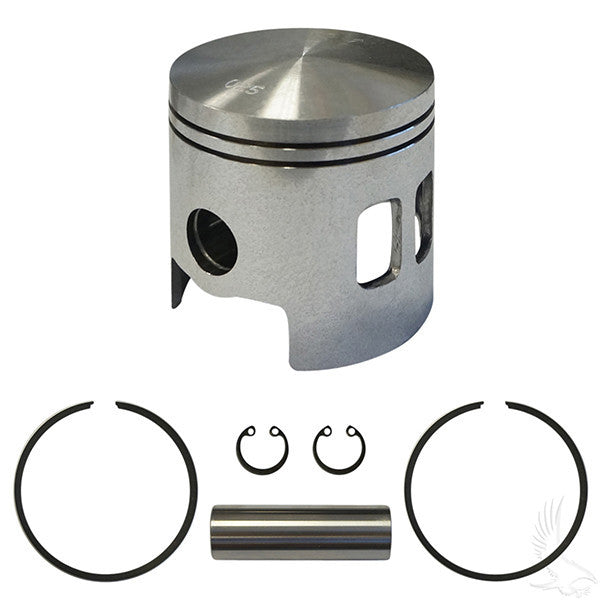 EZGO 2-cycle Gas 89-93 2 port oversized pistons .25mm Over Piston and Ring Assembly