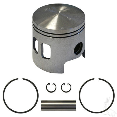 EZGO 2-cycle Gas 89-93 2 port oversized pistons .50mm Piston and Ring Assembly