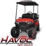 Yamaha G29/Drive HAVOC Off-Road Front Cowl Kit in Red