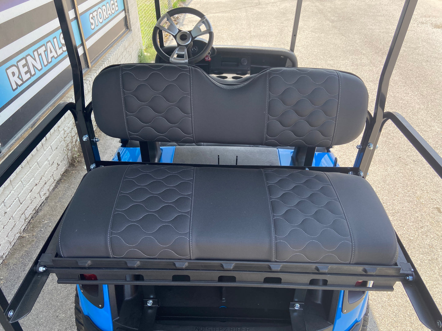 2017 EZGO RXV 48v Lifted Golf Cart - Grabber Blue *SOLD*
