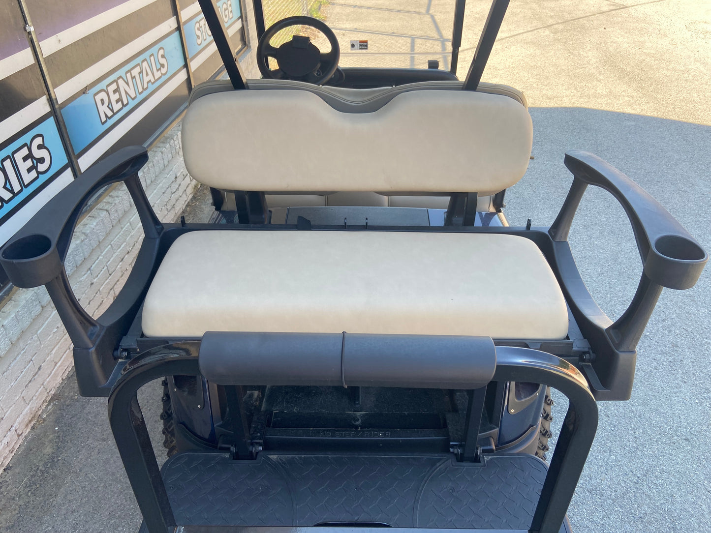 2018 EZGO RXV - Lifted with Black and Machine Custom Wheels *SOLD*