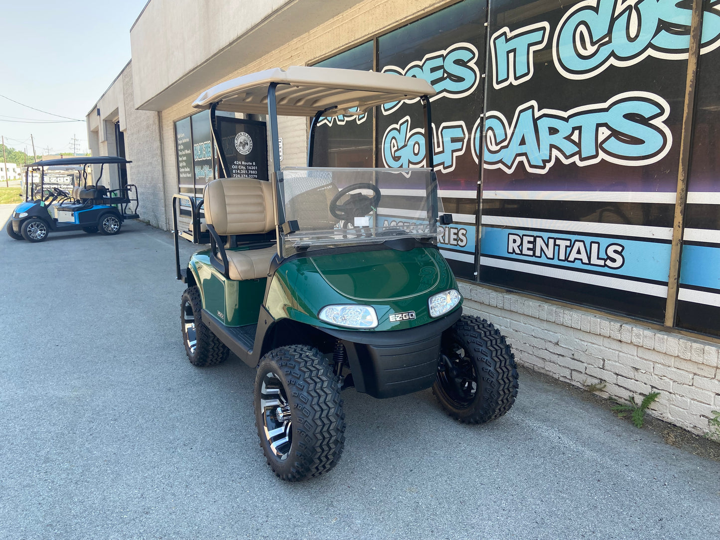 2019 EZGO RXV - Green Lifted *SOLD*