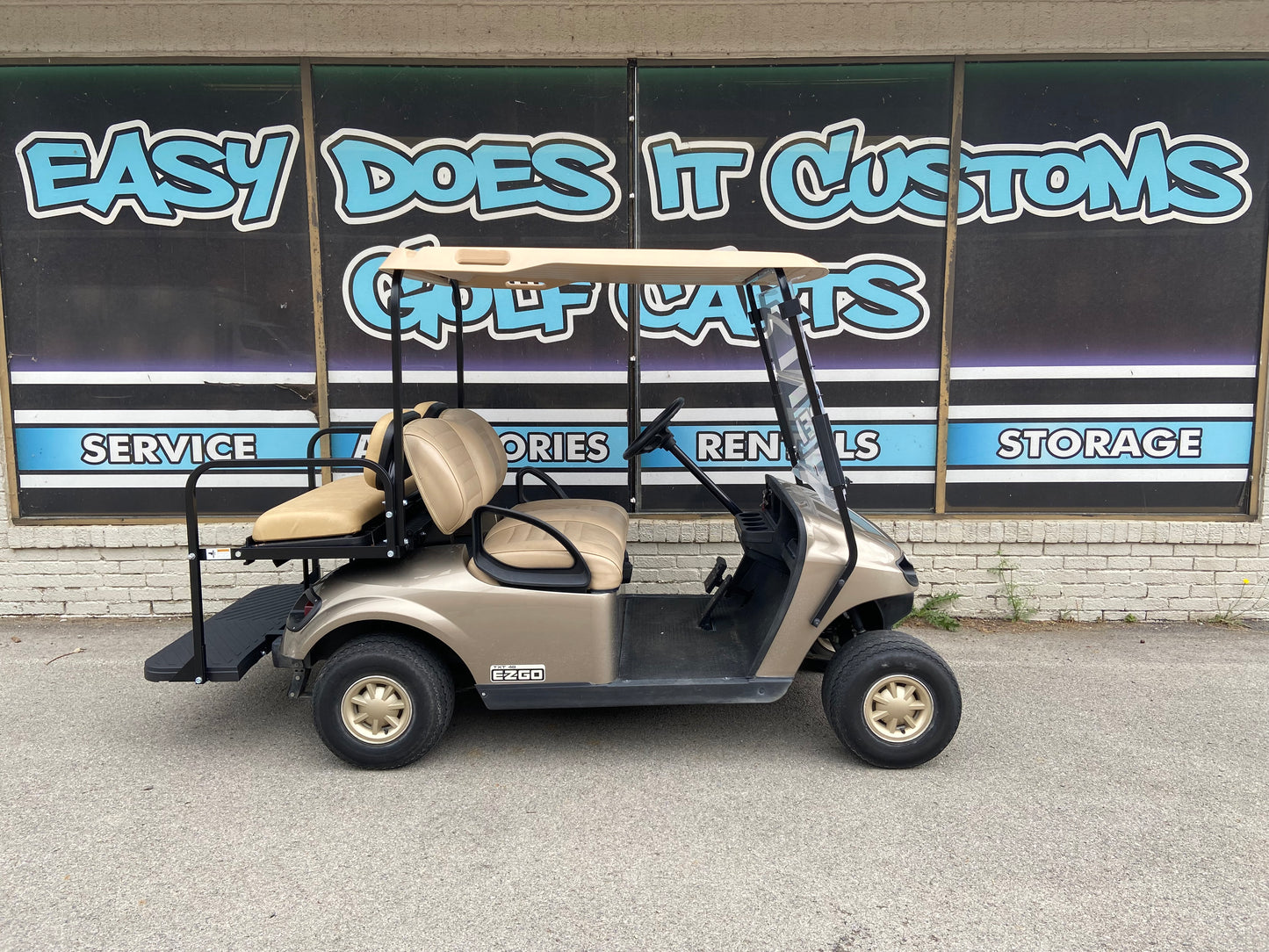 2018 EZGO TXT - Almond Short Roof *SOLD*