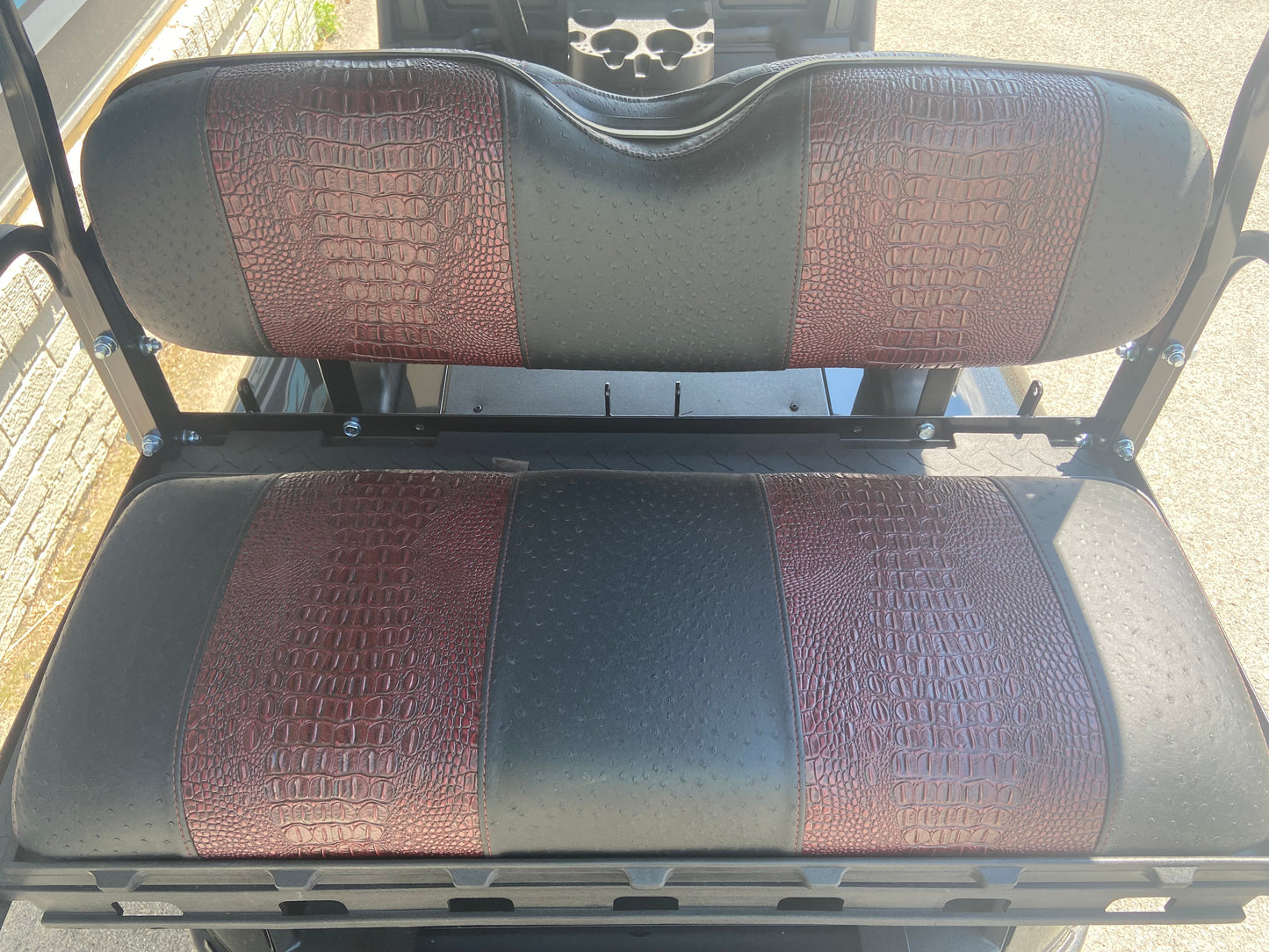2018 EZGO RXV 48v - Black and Snake Seats *SOLD*