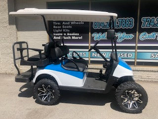 2015 EZGO RXV Golf Cart - Teal and White *SOLD*