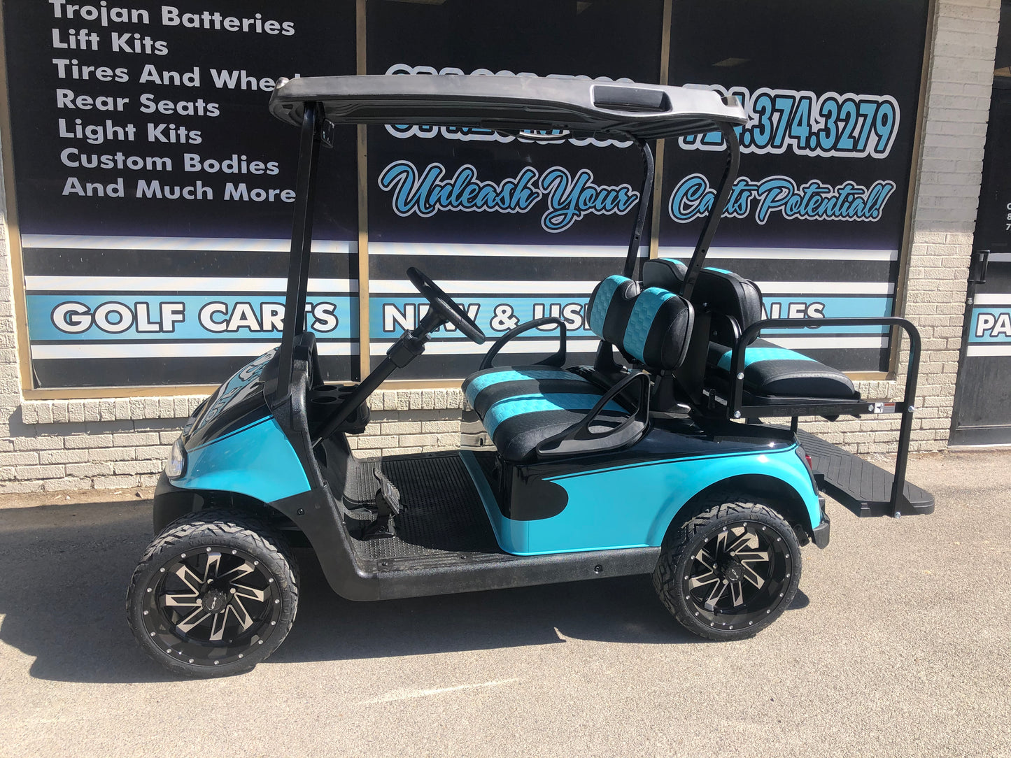 2017 EZGO RXV - Ocean with Lithium Batteries *SOLD*