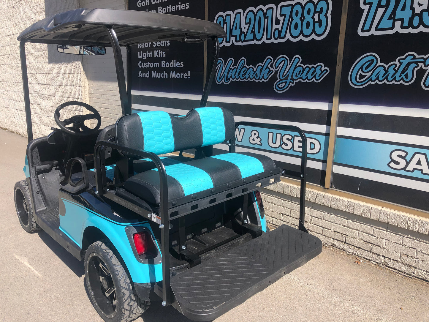 2017 EZGO RXV - Ocean with Lithium Batteries *SOLD*