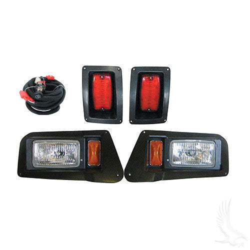 RHOX Light Kit with Adjustable Halogen Headlights for Yamaha Drive Golf Cart