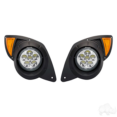 Factory Style Headlights with Bezels, Yamaha Drive
