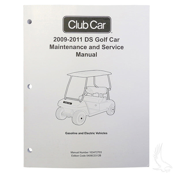 Club Car DS Gas & Electric 09-11 Maintenance & Service Manual – Easy ...