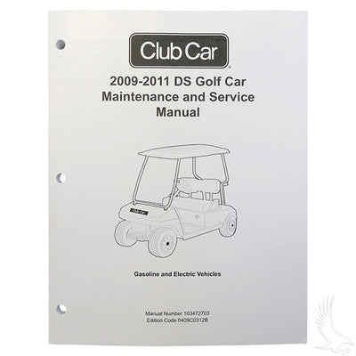 Club Car DS Gas & Electric 09-11 Maintenance & Service Manual