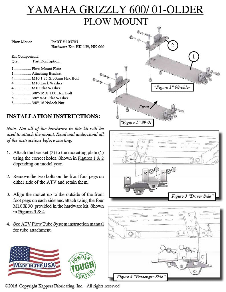 KFI Plows, Winches, and Mounts – tagged 