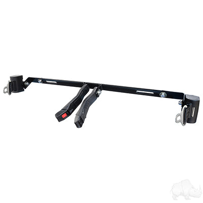 Seatbelt Kit includes (2) 42" Fully Extended Seatbelts, Seatbelt Bracket and Hardware