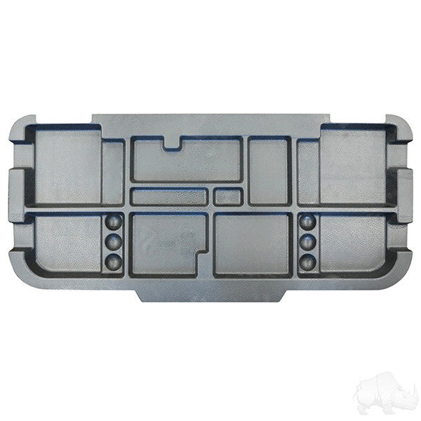 EZGO RXV Electric Only, Black Underseat Storage Tray