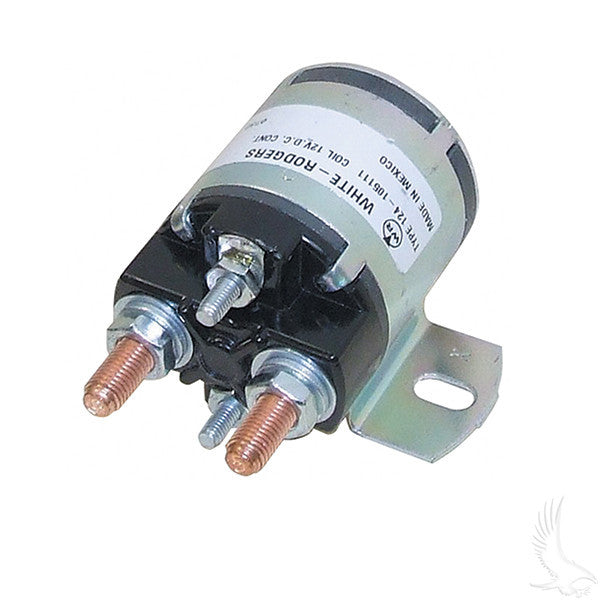 12V 4 Terminal Silver Yamaha G2-G16 4-cycle Gas 85-02 Solenoid