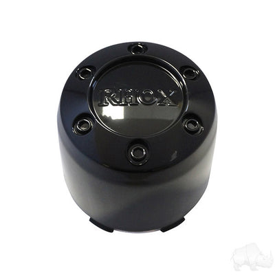 RHOX Snap-in Black Plastic 2.65" Center Cap
