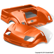 DoubleTake Vortex Golf Cart Body Kit for Yamaha Drive Orange