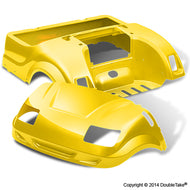 DoubleTake Vortex Golf Cart Body Kit for Yamaha Drive Yellow