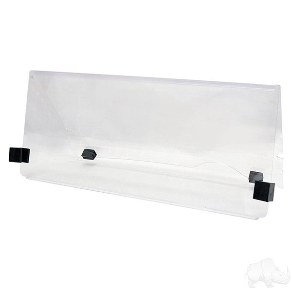 EZGO RXV Clear 2 Piece Windshield