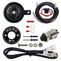 Complete Horn Kit with Wire Harness, 12V