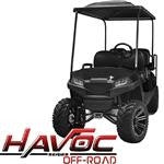 Yamaha G29/Drive HAVOC Off-Road Front Cowl Kit in Black